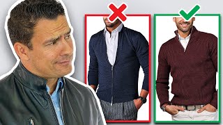 How To Style A Shirt amp Sweater As An Adult Man [upl. by Atnuahc]