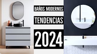 30 BAÑOS PEQUEÑOS MODERNOS 2024  DECORACIÓN DE INTERIORES  IDEAS Y DISEÑOS [upl. by Brenda]