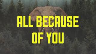 OAR  All Because Of You  Lyric Video  The Mighty [upl. by Yelha]