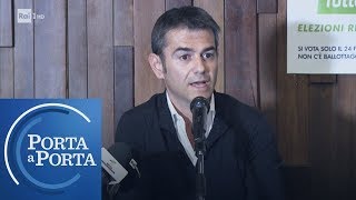 Elezioni regionali in Sardegna il commento di Massimo Zedda  Porta a porta 25022019 [upl. by Zetnom]