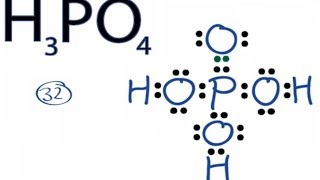 H3PO4 Lewis Structure How to Draw the Lewis Structure for H3PO4 [upl. by Moorefield]