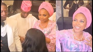 Toyin Abraham Billionaire godmother amp Father Shower Millions On Elegush Daughter At Their Wedding [upl. by Eidroj134]