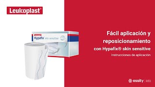 Leukoplast  Fácil aplicación y reposicionamiento con Hypafix skin sensitive [upl. by Acile]