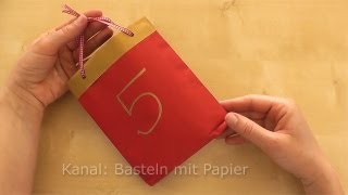 Adventskalender basteln  Bastelideen Weihnachten amp Advent  Weihnachtsdeko 2024 [upl. by Brouwer269]