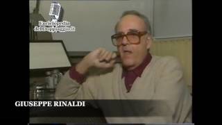 Intervista a GIUSEPPE RINALDI 1987  enciclopediadeldoppiaggioit [upl. by Dnamra]