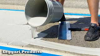 How To Repair Old Concrete  Resurface Concrete Sidewalk  Restoration Project DIY Concrete Repair [upl. by Hanavas]