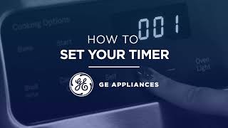 How to Set the Timer of Your GE Range [upl. by Pittel]