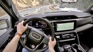 2023 GMC Sierra 1500 AT4X  POV Review [upl. by Hsima]