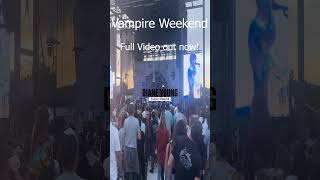 DIANE YOUNG BY VAMPIRE WEEKEND PREFORMED LIVE HD  full video out now [upl. by Eeryk]