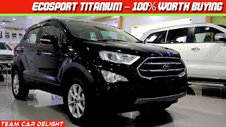 Ford Ecosport Titanium 2021  Walkaround Review with On Road Price  Ford Ecosport 2021 [upl. by Pero261]