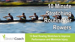 Rowing Stretches Rowing Stretching Routine Best Flexibility Program for Rowers [upl. by Leveroni]