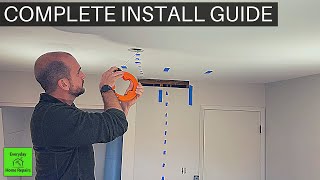 How To Install Ceiling Light Without Existing Wiring [upl. by Raye]