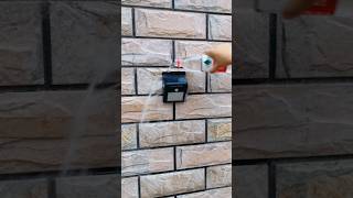 Automatic Solar Wall Lamp Charges by Day Lights Up by Night🥰 viralvideo [upl. by Far]