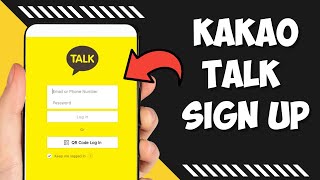 Kakao Talk Sign Up  How to Create or Register Kakao Talk Account QUICK amp EASY [upl. by Eiramanna]