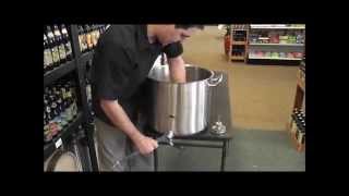 How To Install Weldless Bulkhead amp Thermometer Into Brewing Kettle [upl. by Wahs69]