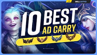 The 10 BEST ADCs to ESCAPE LOW ELO in Season 14  League of Legends [upl. by Jarek]