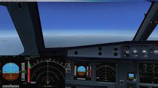 FSX FSLabs A320 TACS in Action Midair Collision Avoided [upl. by Camilo559]