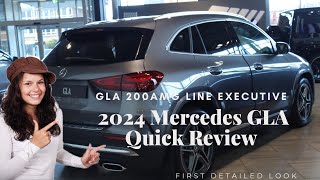 New Mercedes GLA Review 2024 [upl. by Ynohtn]