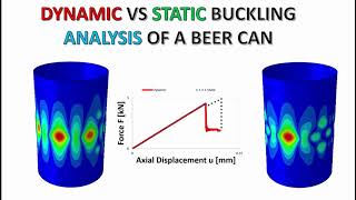 ABAQUS Tutorial Dynamic vs Static Buckling Analysis [upl. by Trimble68]