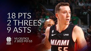 Duncan Robinson 18 pts 2 threes 9 asts vs Celtics 2023 PO G5 [upl. by Rolph]