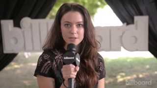 Meg Myers QampA Backstage  Lollapalooza 2014 [upl. by Omissam188]