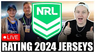 EVERY 2024 NRL HOMEAWAY JERSERY RATED amp RANKED [upl. by Relyhs224]