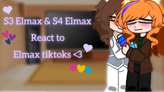 S3 Elmax amp S4 Elmax react to Elmax tiktoks  Elmax ofc  Stranger Things [upl. by Karole]