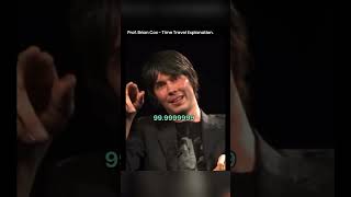 Prof Brian Cox  Time Travel Explanation shorts [upl. by Anerroc]