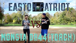 MONSTA Torch M2 DB44 VS Easton PATRIOT Head to Head REVIEW [upl. by Neiviv]