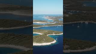 A Guide to the Pakleni Islands off Hvar 1 Minute Croatia [upl. by Ahsitniuq]