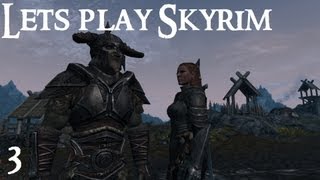 Lets Play Skyrim modded  pt 3  Orc Warlock Master Difficulty [upl. by Arndt]