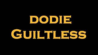 dodie  Guiltless InstrumentalKaraoke [upl. by Claudina862]