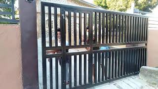 Amazing Design And Ideas Sliding Gate Steel [upl. by Ativahs]