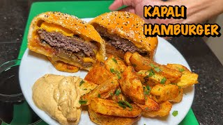 KAPALI HAMBURGER TARİFİ [upl. by Orfurd]