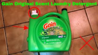 ✅ How To Use Gain Original Scent Laundry Detergent Review [upl. by Wilone]