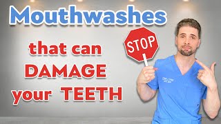 Mouthwashes that Can Damage Your Teeth  Dental Hygienist Explains [upl. by Aysa]