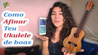 COMO AFINAR SEU UKULELE PELO CELULAR [upl. by Javier]