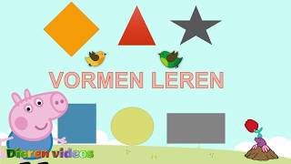 Vormen leren  PEUTER TV  Vormen leren met plaatjes [upl. by Mindi]