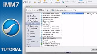 Import Other Mind Maps  iMindMap 7 [upl. by Brookes]