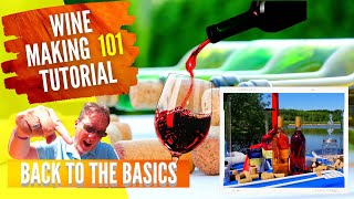 How to Make Wine 101  Wine Basics for Beginners in Wine Making at Home  Wine Kit [upl. by Vinn986]