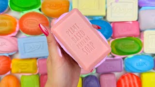 ASMR 4K★Soap boxes with foamampglitter★Cutting cubes★ [upl. by Zak]