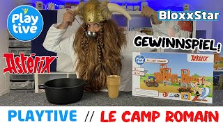 PLAYTIVE® 🏺 ASTERIX quotLE CAMP ROMAINquot RÖMERLAGER mit GEWINNSPIEL ▶️ Unboxing Build Review 💬 📽️ 4K [upl. by Accisej605]