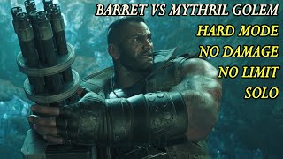 FFVII Rebirth Barret Vs Mythril Golem No Damage No Limit Hard Mode [upl. by Lussi300]