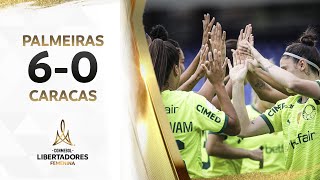 PALMEIRAS vs CARACAS 60  RESUMEN  CONMEBOL LIBERTADORES FEM 2023 [upl. by Meter]