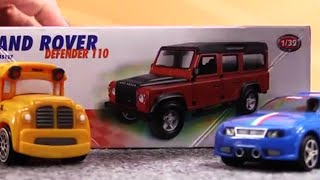 Carros para niños  Landrover  Speedy y Bussy [upl. by Meihar]