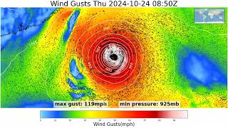 Notable Storms  20241018 00z GFS Run [upl. by Naved]