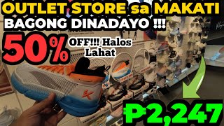 OUTLET STORE sa MAKATI Dinadayo ngayon SALE 50 OFF Ang mga SAPATOS ₱2247 Nalang Maagang PAMASKO [upl. by Dudden934]