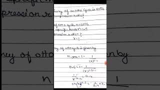 Otto cycle 1st problem [upl. by Enyluqcaj637]