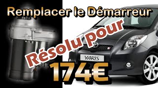 Panne démarreur Toyota Yaris   Résolu [upl. by Araj445]