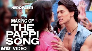 Making of The Pappi Song  Heropanti  Tiger Shroff Kriti Sanon  Manj Feat Raftaar [upl. by Anomahs]